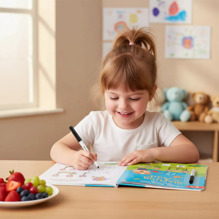 Libro Infantil  Aprendizaje Actividades Borrable Niños