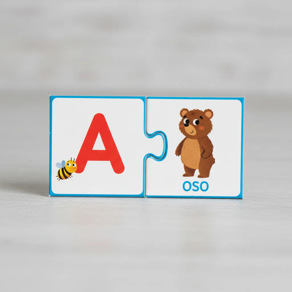 Juego Memoria Aprendiendo El Abecedario Para Niños
