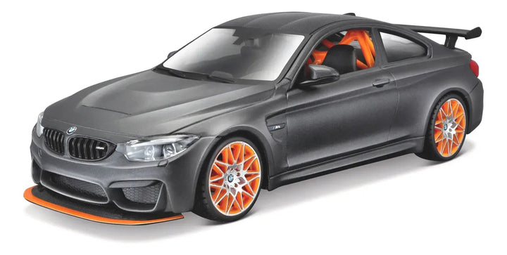 Carro Coleccionable Armable  1/24 Maisto Bmw M4 Gts Gris