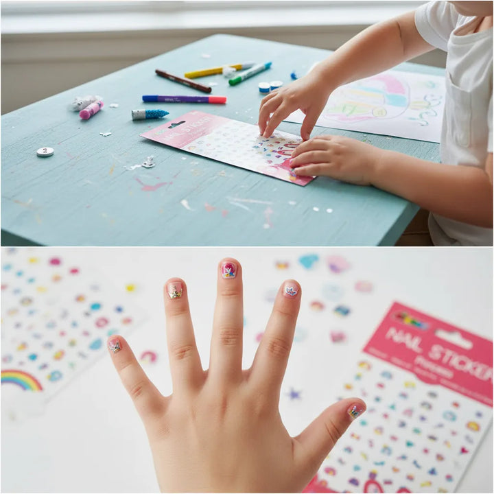 Set De Arte De Stickers Para Uñas Princesas
