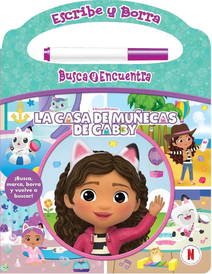 Libro Didáctico Ilustrado Escribe Y Borra La Casa Para Niños