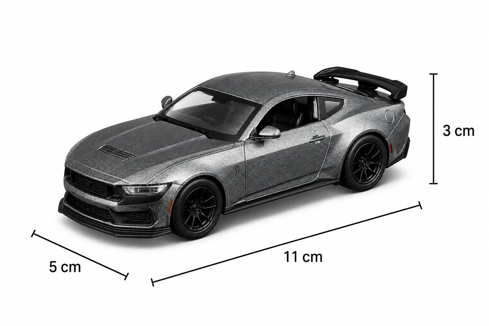 Carros A Escala Maisto 1/36 Ford Mustang Darkhorse Gris