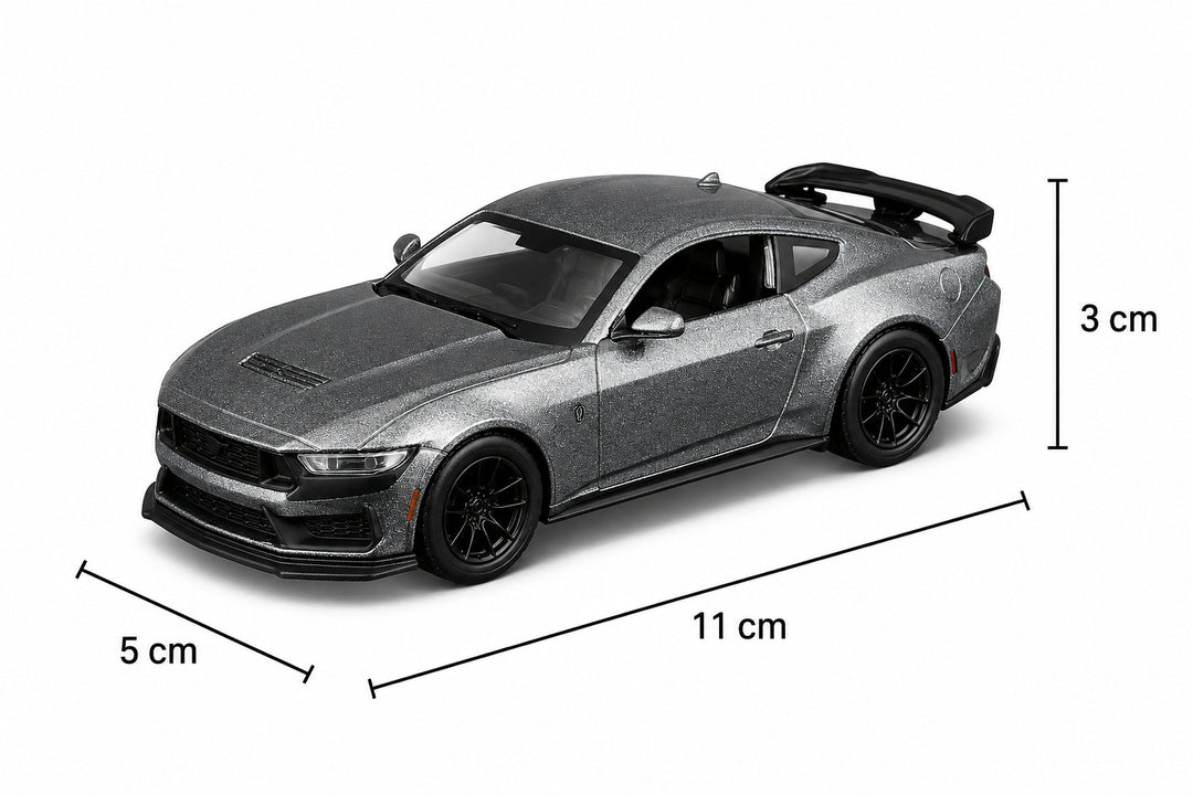 Carros A Escala Maisto 1/36 Ford Mustang Darkhorse Gris