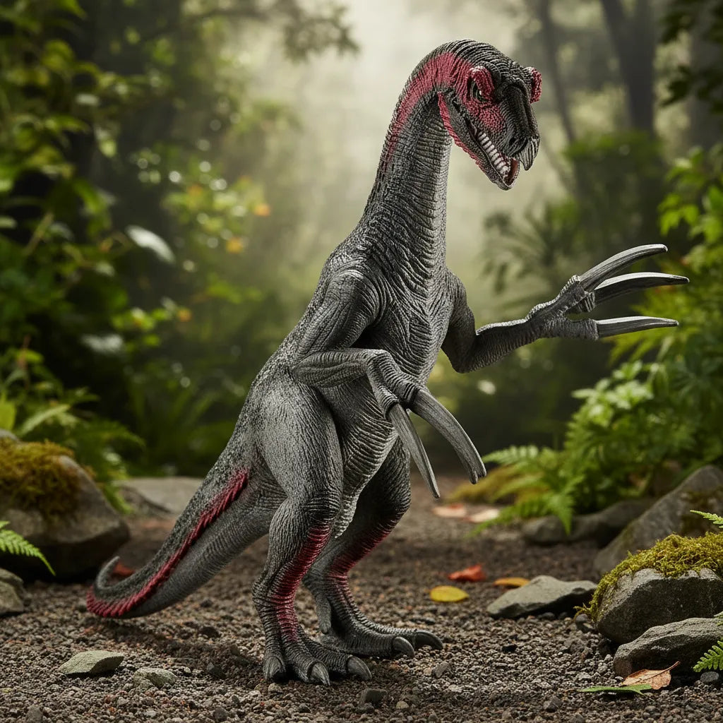 Figura Dinosaurios Therizinosaurio Pintado a Mano