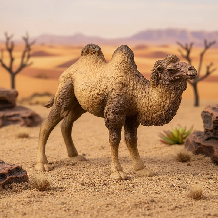 Figura Animales Camello Pintado a Mano