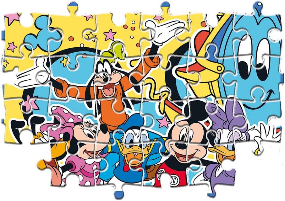 Rompecabezas 2x20 Piezas Mickey Para Niños