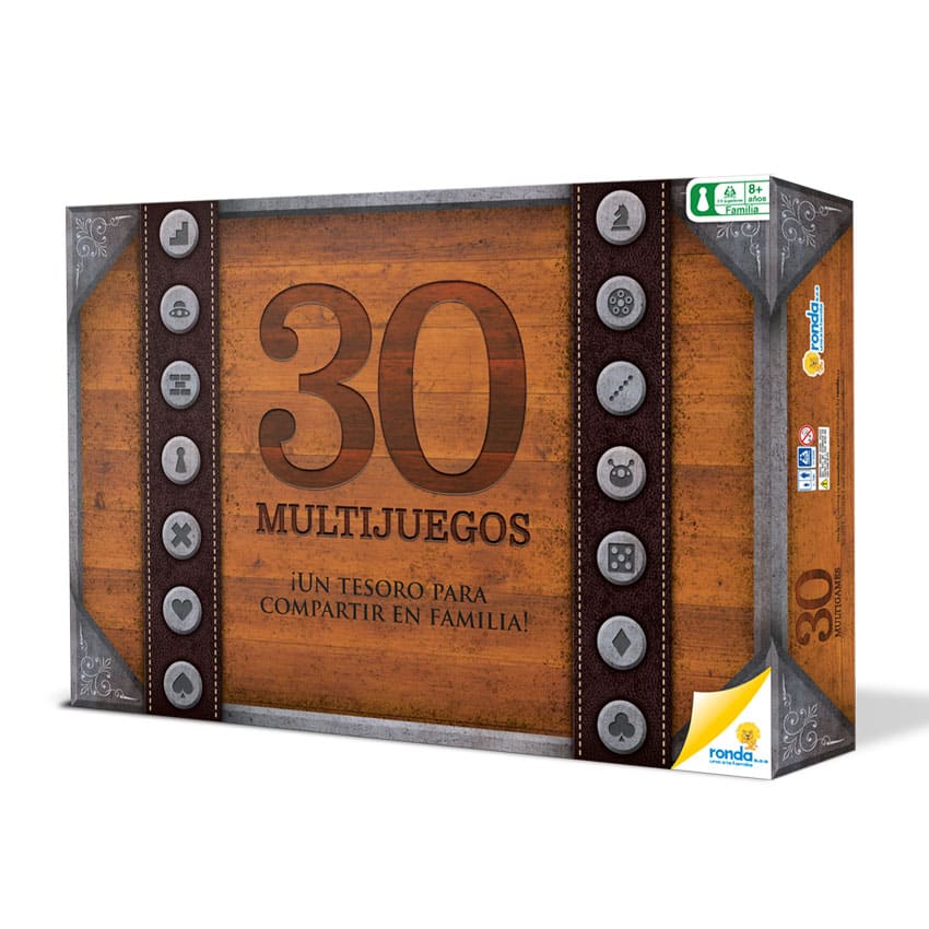Juego De Mesa Multijuegos X 30 Juegos Familia Niños