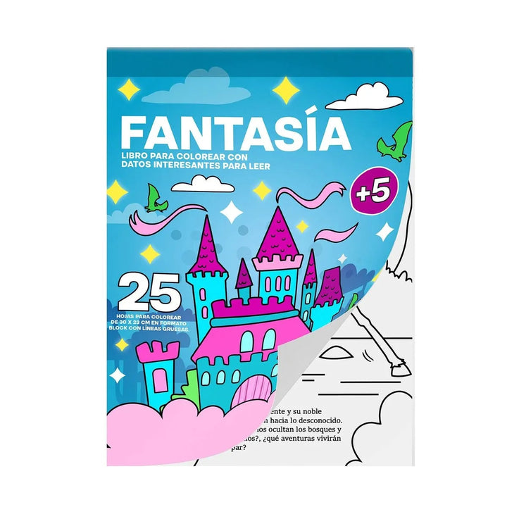 Libro Para Colorear Fantasía Para Niños