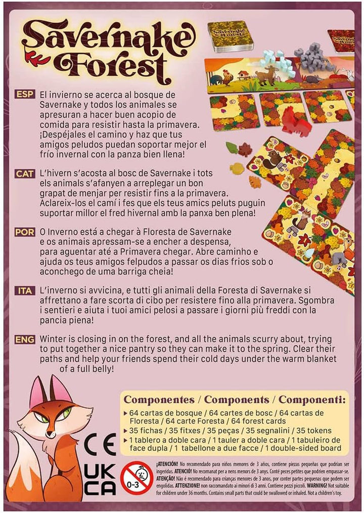 Juego De Mesa Savernake Forest Adultos