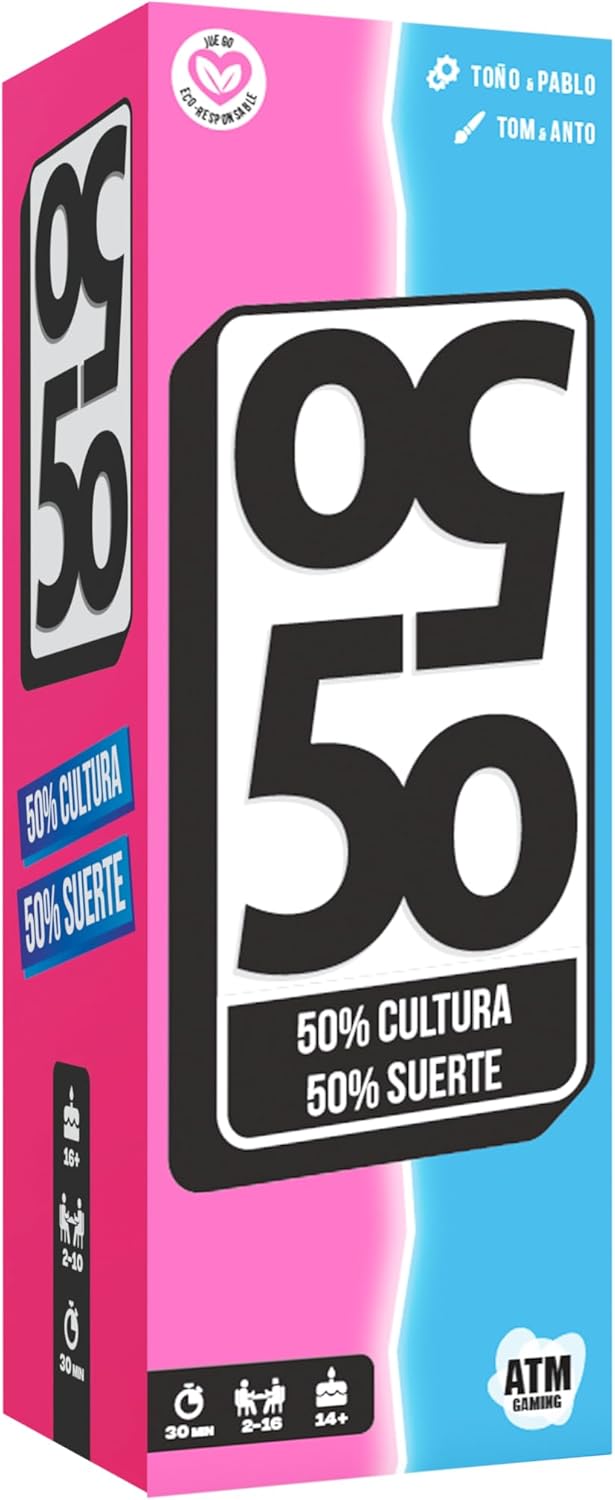 Juego De Mesa De Ingenio Y Estrategia 50/50 Niños Familia