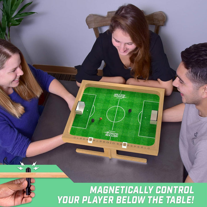 Juego De Mesa Fútbol Magnético Madera Para Niños Familia