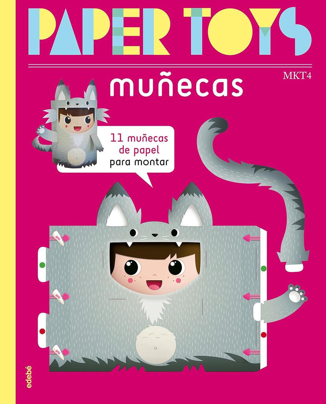 Libro Infantil Crea Muñecas De Papel Para Niñas