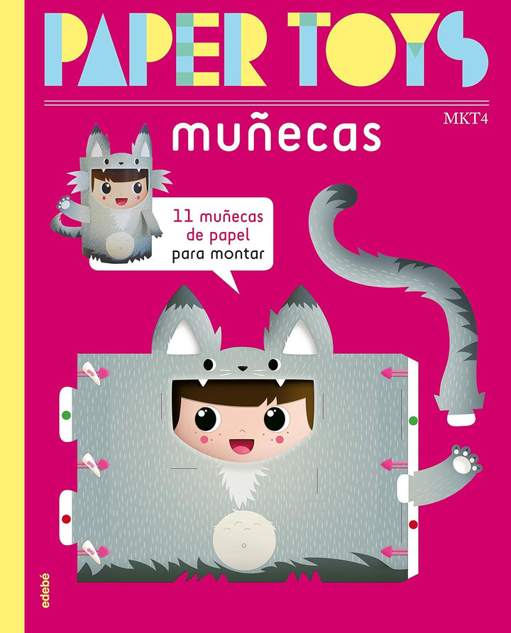Libro Infantil Crea Muñecas De Papel Para Niñas