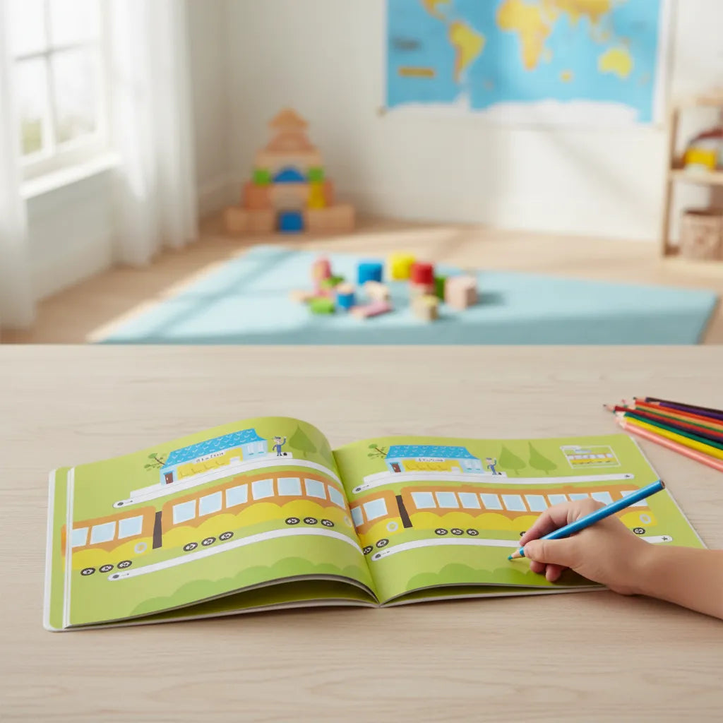 Libro Kumon Play and grow coloring and drawing Para Niños