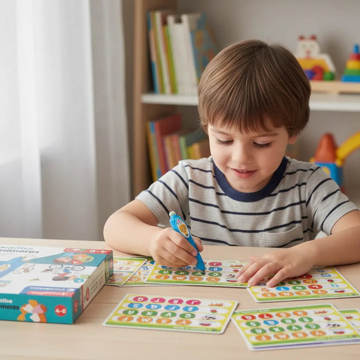 Libro Interactivo Lápiz Mágico Letras Y Números Para Niños