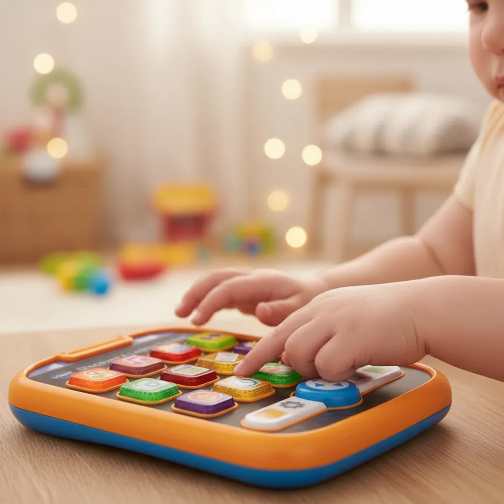 Juguete Peque Tablet Bilingüe Happy Play Bebés
