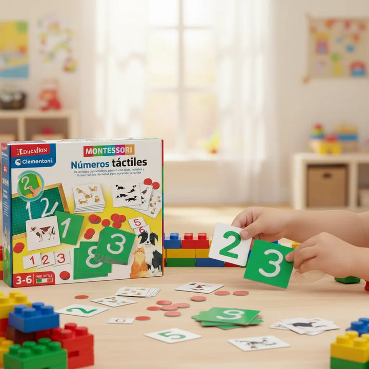 Juego Didáctico Números Táctiles Para Niños