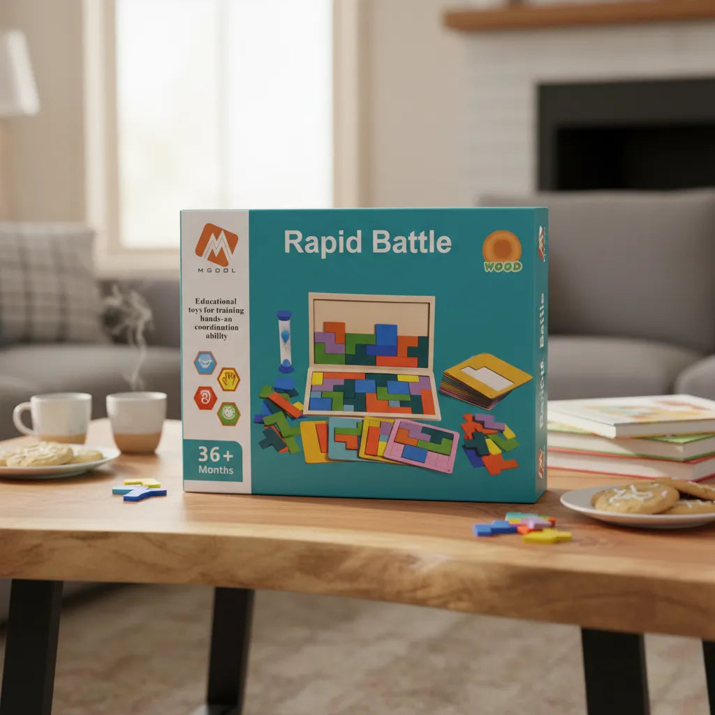 Juego De Mesa Madera De Velocidad Mental Para Niños Familia