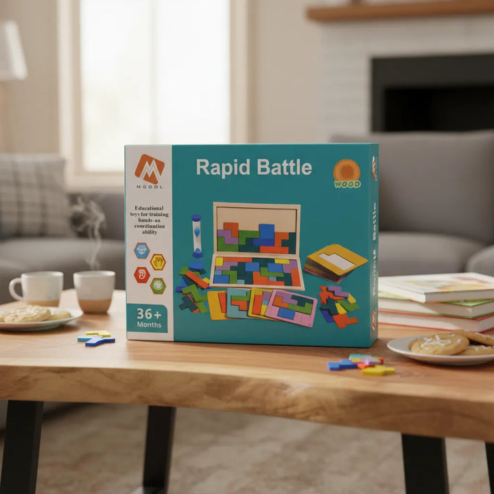 Juego De Mesa Madera De Velocidad Mental Para Niños Familia