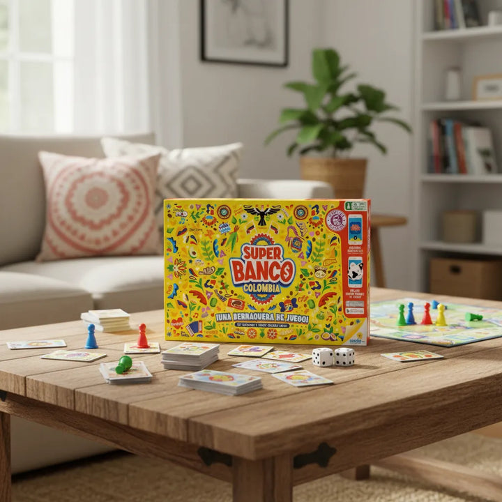 Juego De Mesa Super Banco Colombia Niños