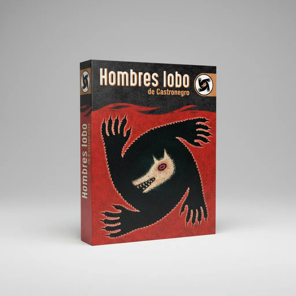 Juego De Mesa Hombres Lobo De Castro Negro