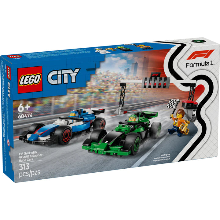 Juego De Construcción Parrilla De F1 Coches De Carrera Niños