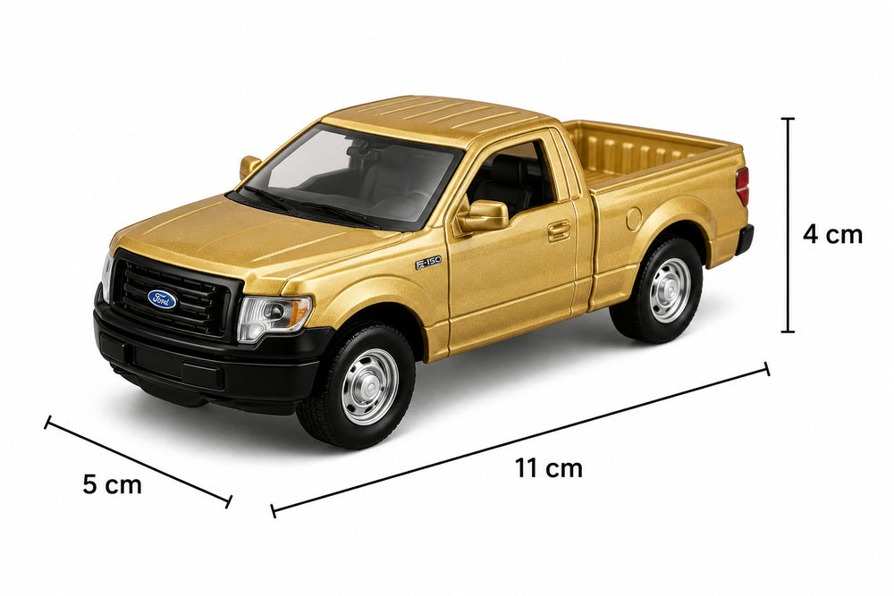 Carros Coleccionable A Escala 1/36 Ford F150 Xl Dorado