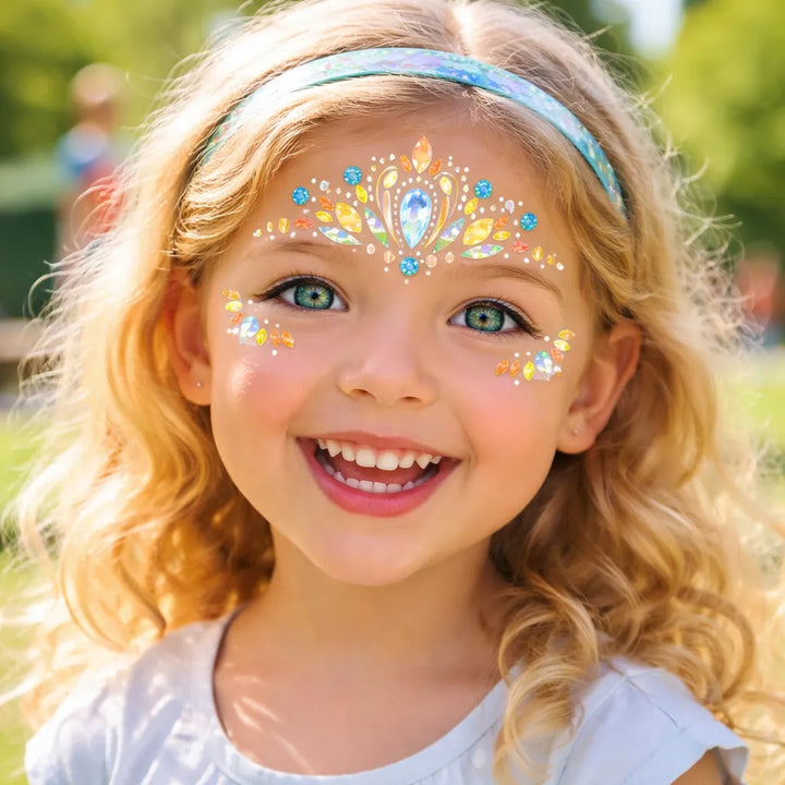 Juego Gema Adhesivas Corona Para Niños
