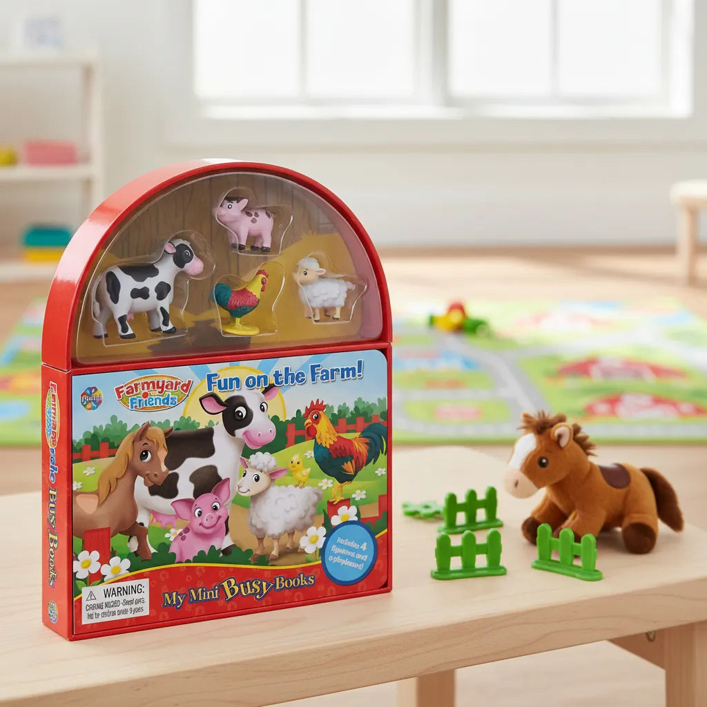 Libro y Juego 2 En 1 Animales La Granja