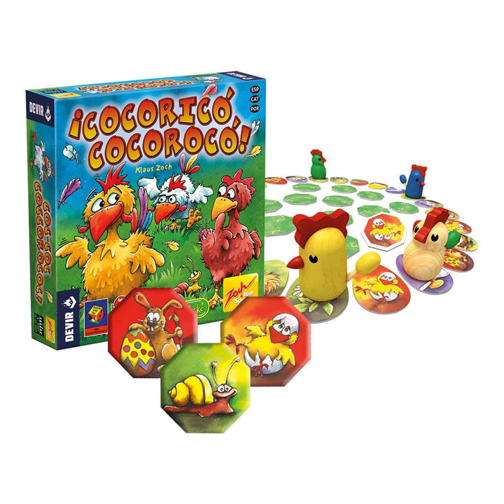 Juego De Mesa Gallinas Memorizan Para Niños