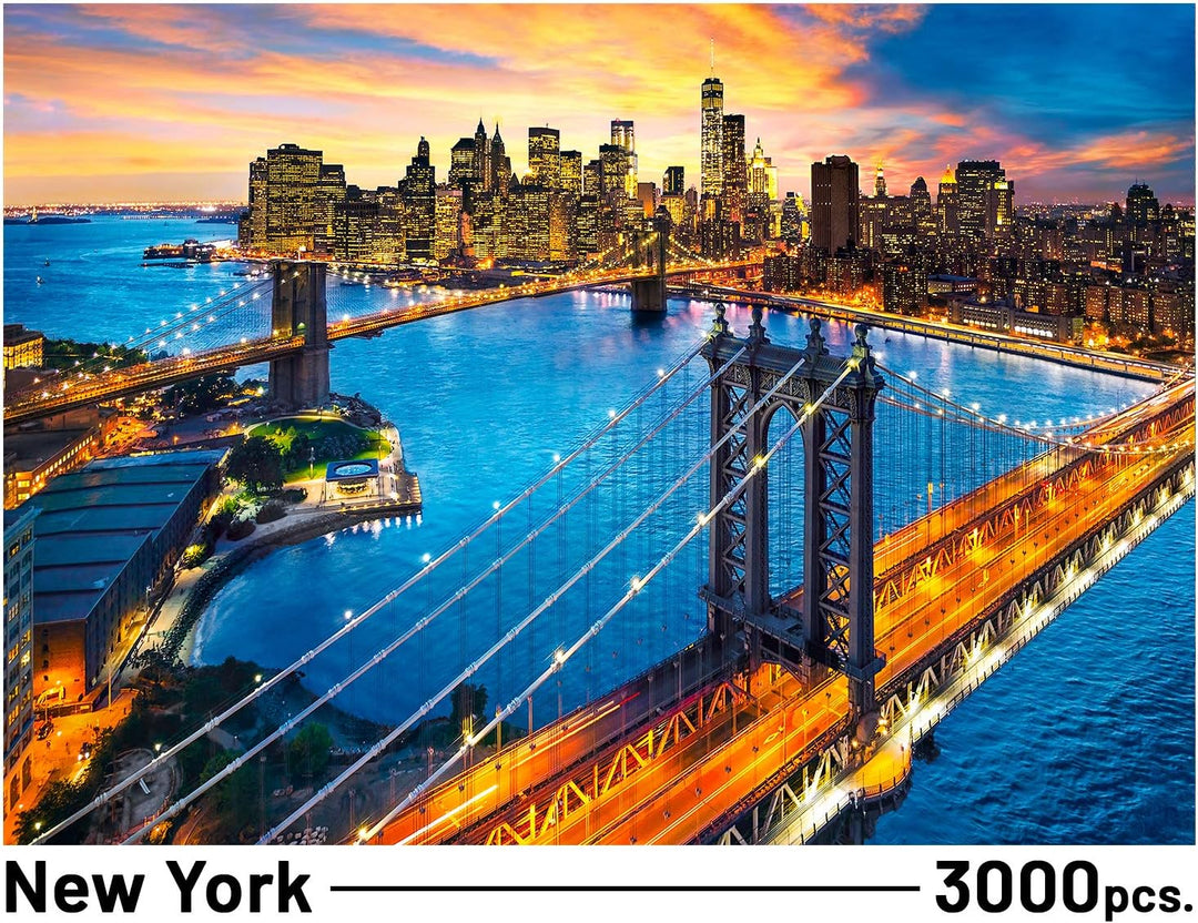 Rompecabezas Adulto 3000 Piezas Paisaje De New York