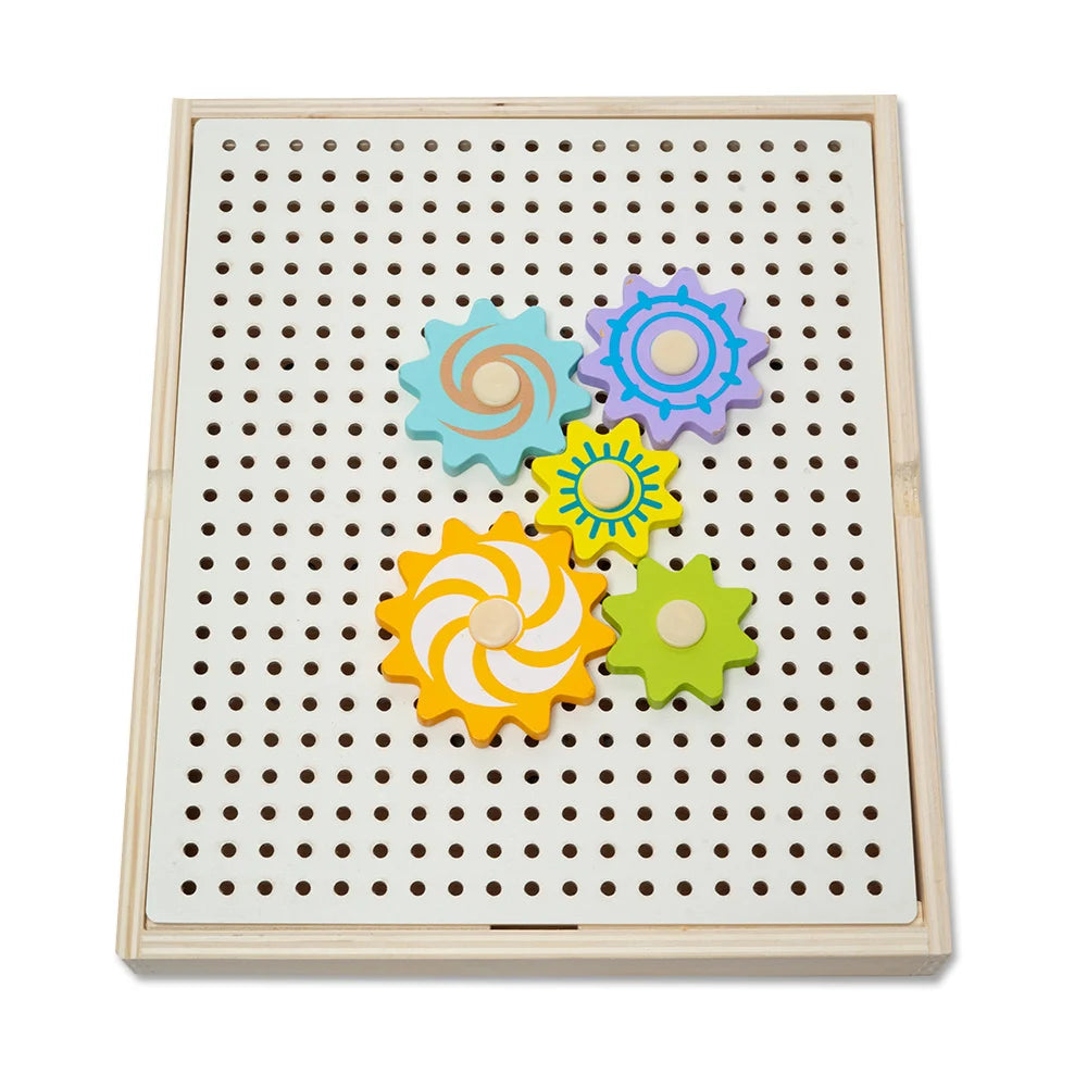 Juego Didáctico Multifuncional En Madera Para Niños