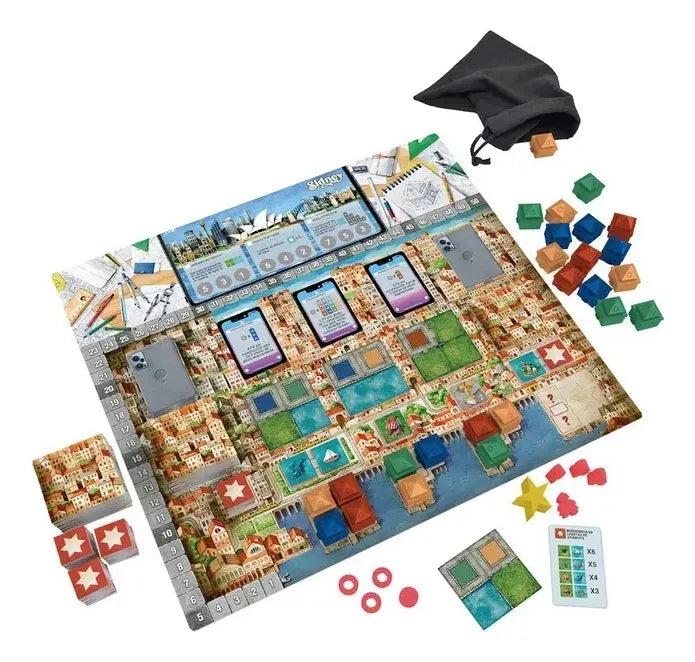 Juego De Mesa Cities Construcción Adultos