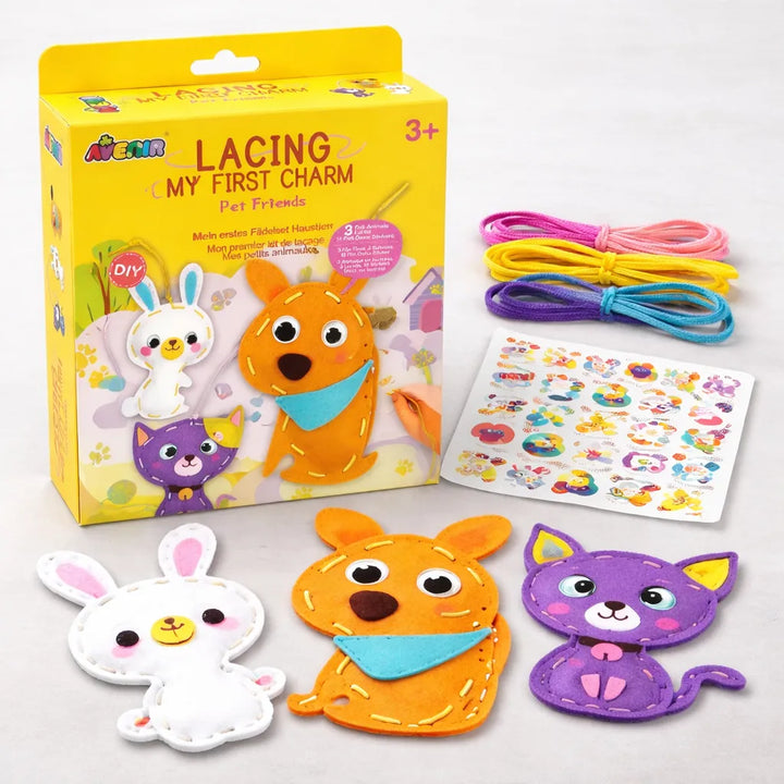 Set De Arte Y Manualidades Mascotas Tejidos Lv1