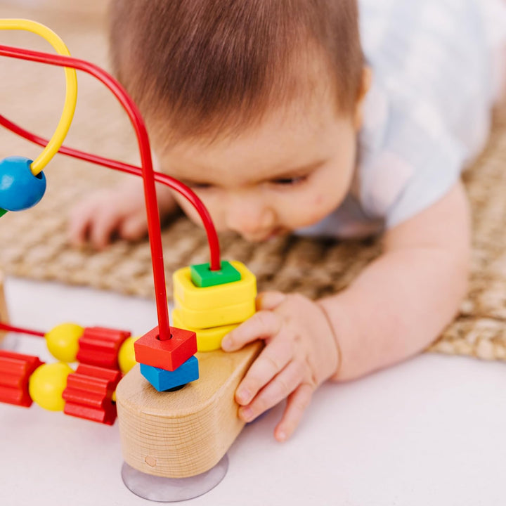 Juguete Laberinto De Cuentas de Madera Para Niños