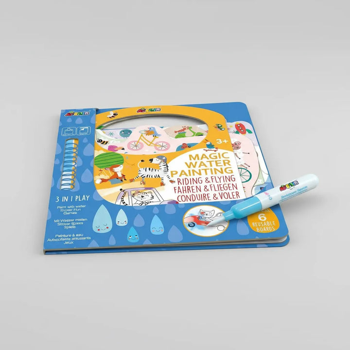 Libro Magico Para Pintar Con Agua Conducir o Volar
