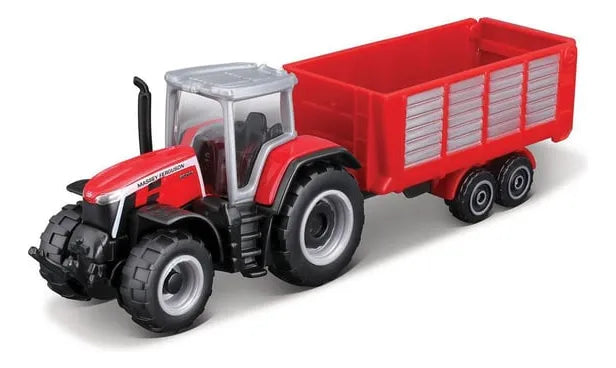 Tractor a escala Massey Ferguson Rojo