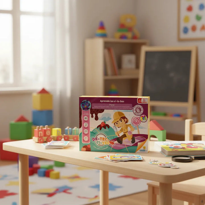 Juego De Mesa Educativo Detectives Silabas Niños