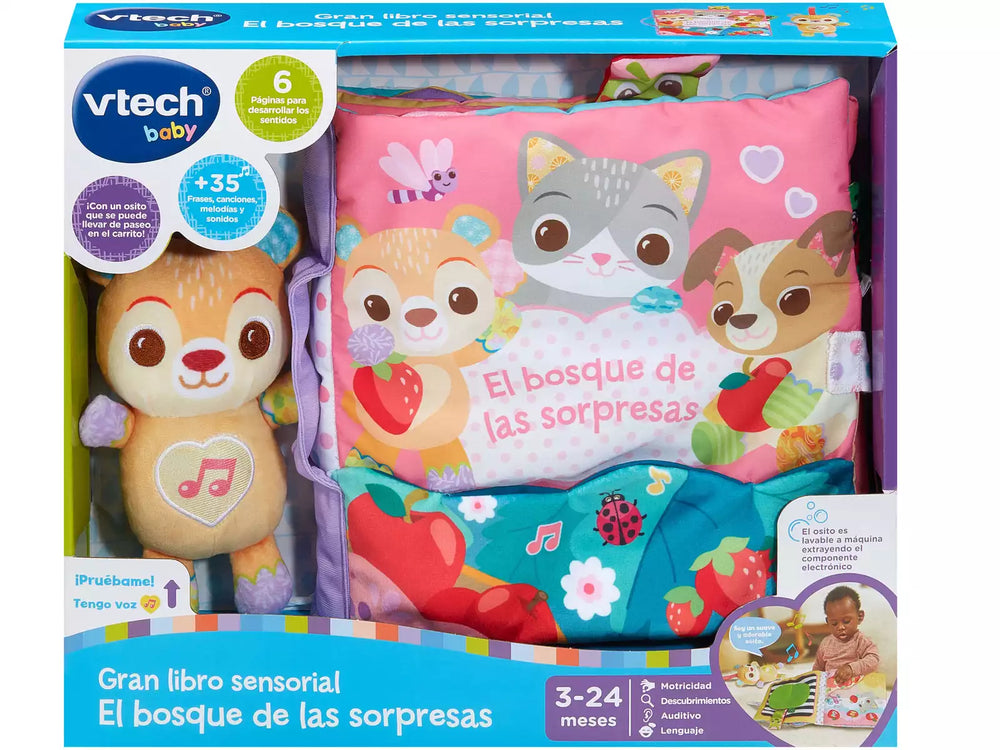 Libro Sensorial El Bosque De Las Sorpresas Niños