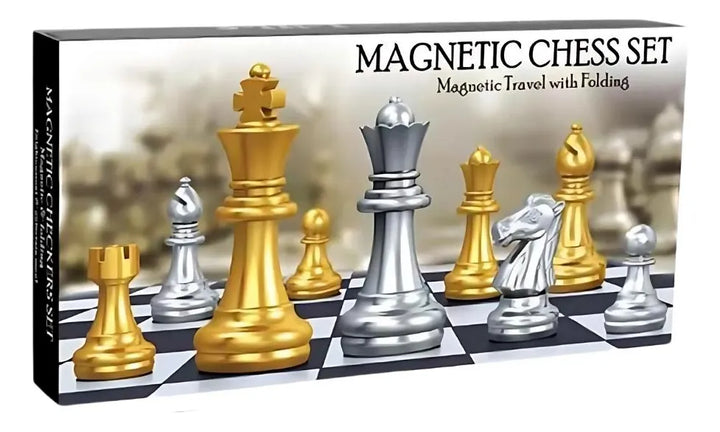Juego De Mesa Ajedrez Magnético Tablero Plegable Para Niños