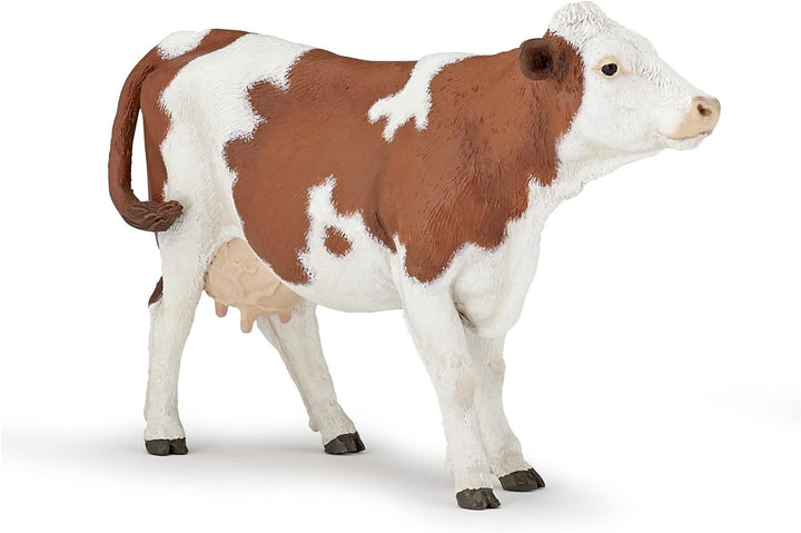 Figura Coleccionable Vaca Montbeliarde Para Niños Papo
