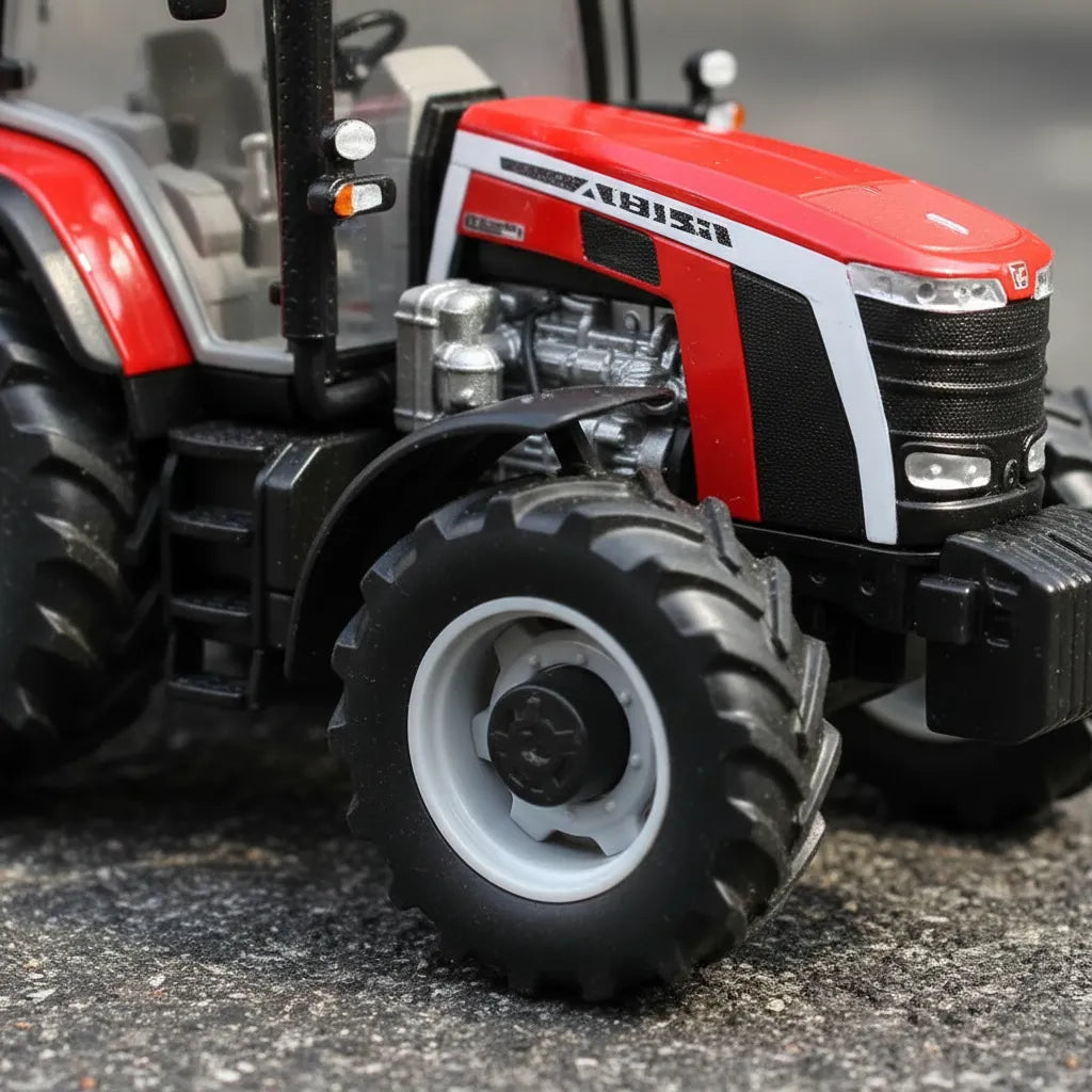 Tractor a escala Massey Ferguson Rojo