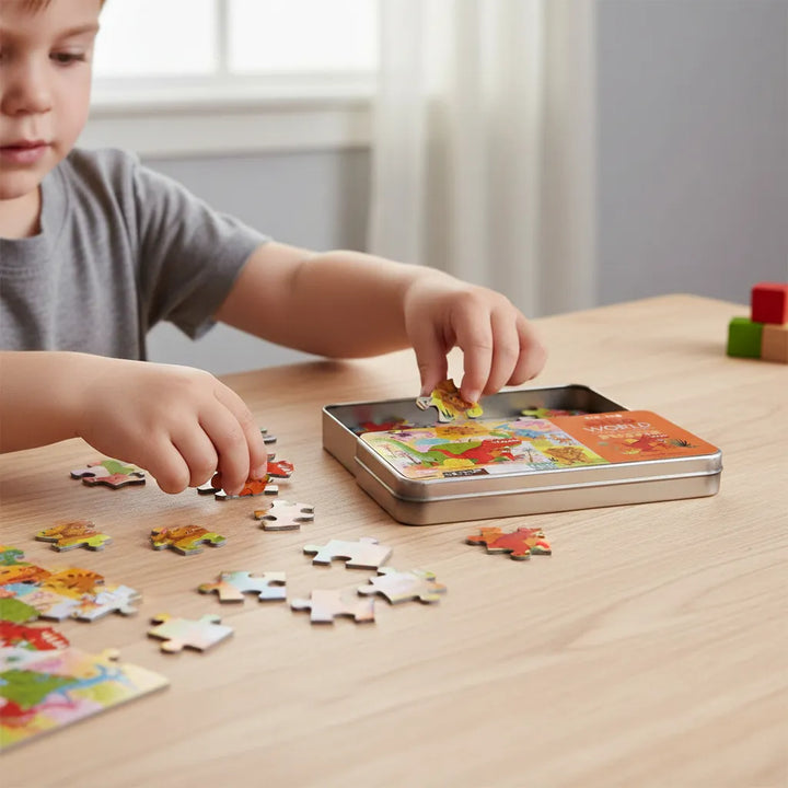 Rompecabezas Diseño Dinosaurios 50 Piezas Para Niños