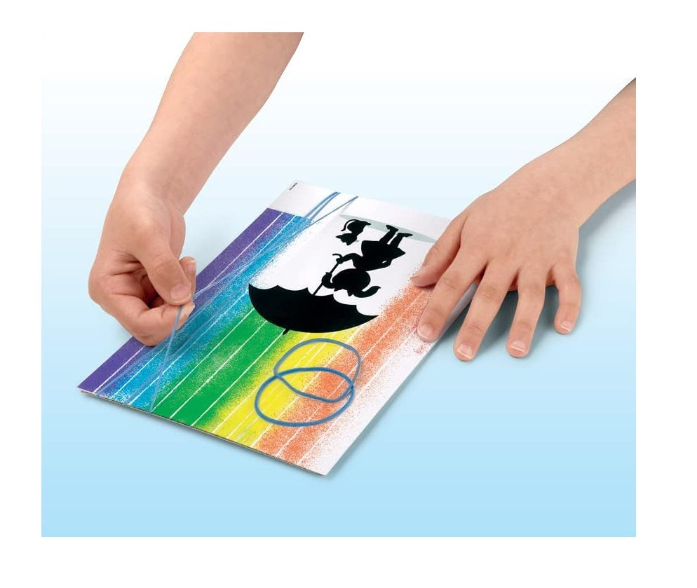 Juego Arte Con Pluma Soplada Para Niños
