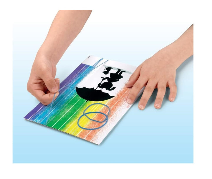 Juego Arte Con Pluma Soplada Para Niños
