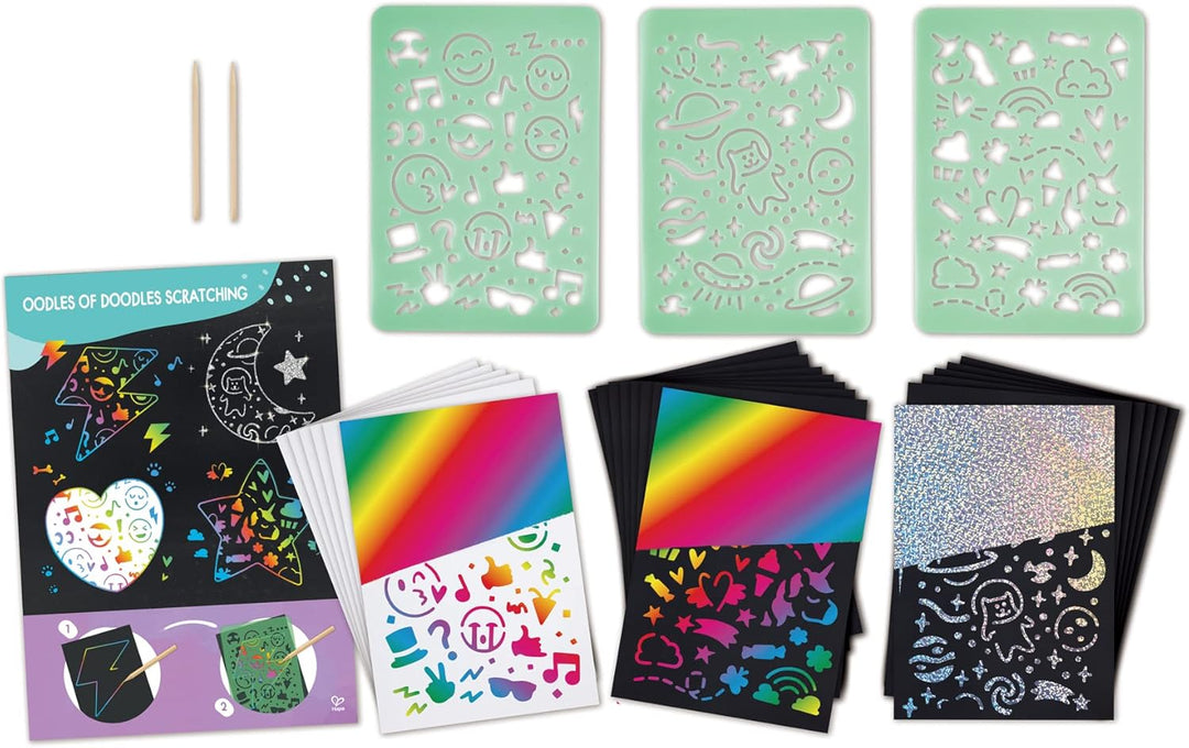 Set Juego De Creatividad Raspa Y Revela Niños