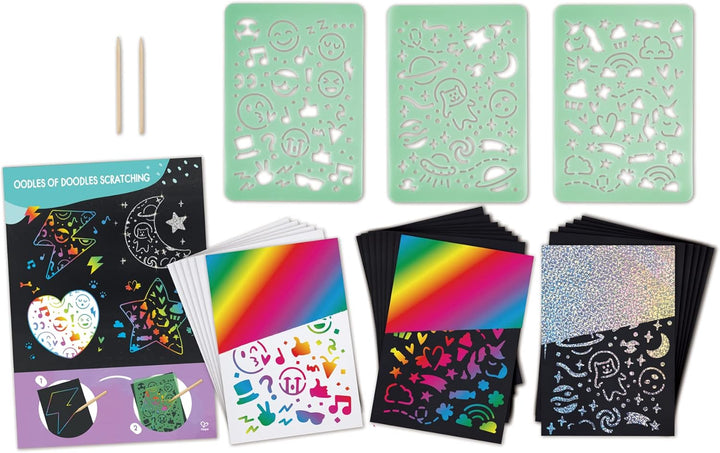 Set Juego De Creatividad Raspa Y Revela Niños