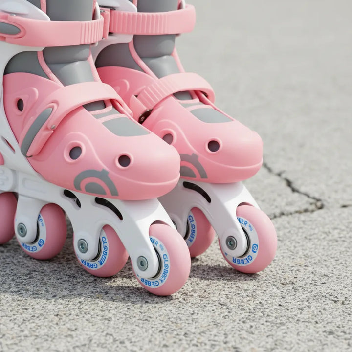Patines En Línea 2 En 1 Rosados Para Niños