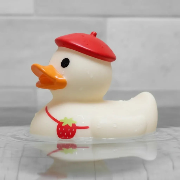 Juguete Patito De Baño Fresa Infantino Para Bebés Niños