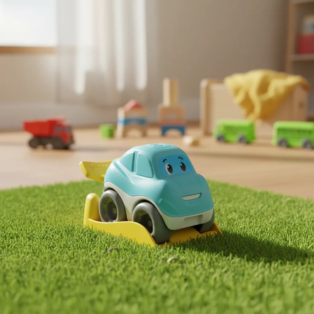juguete carro giros locos Azul para niños